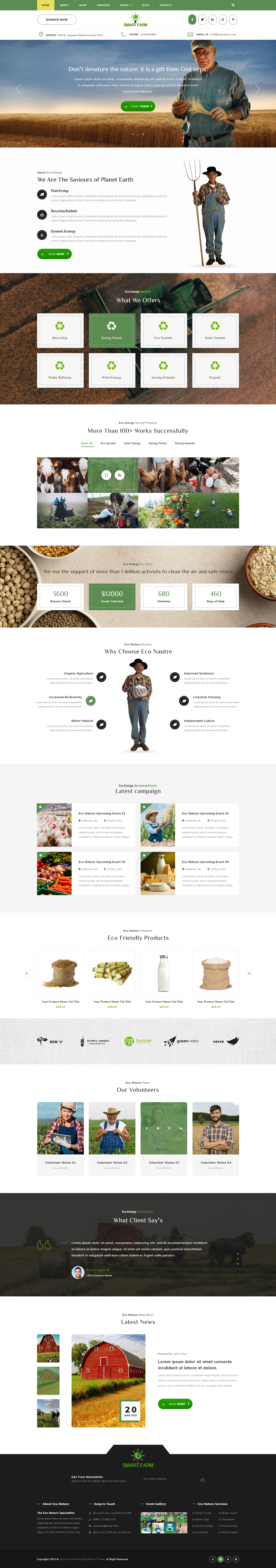 Dairy WordPress Theme