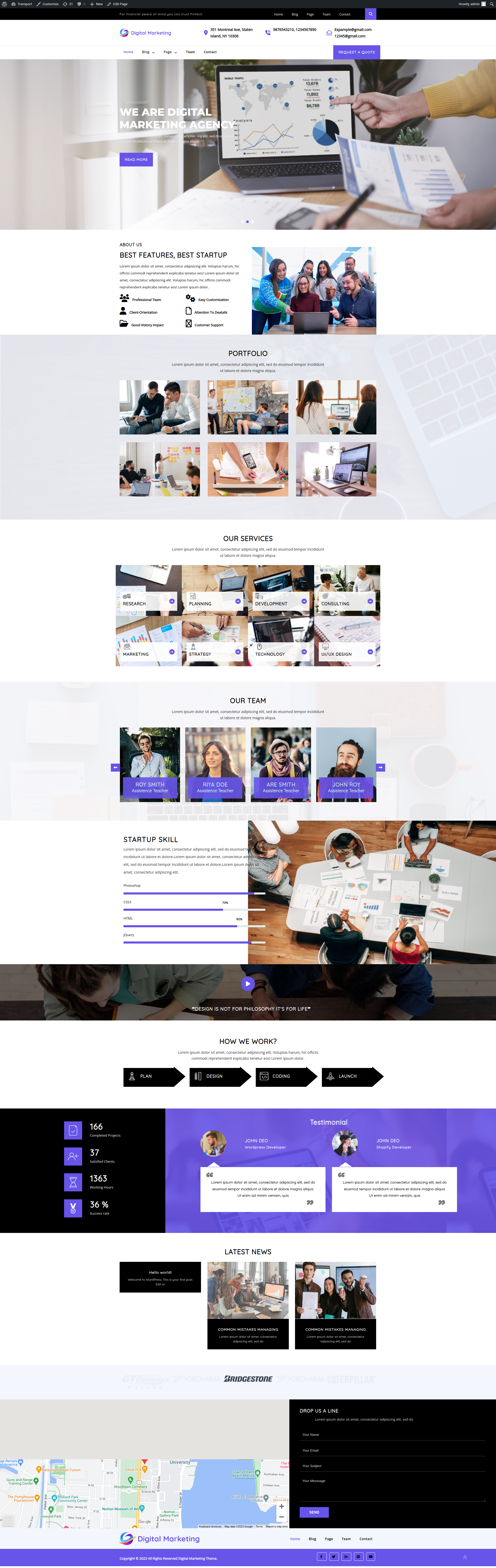 Business Venture WordPress Theme