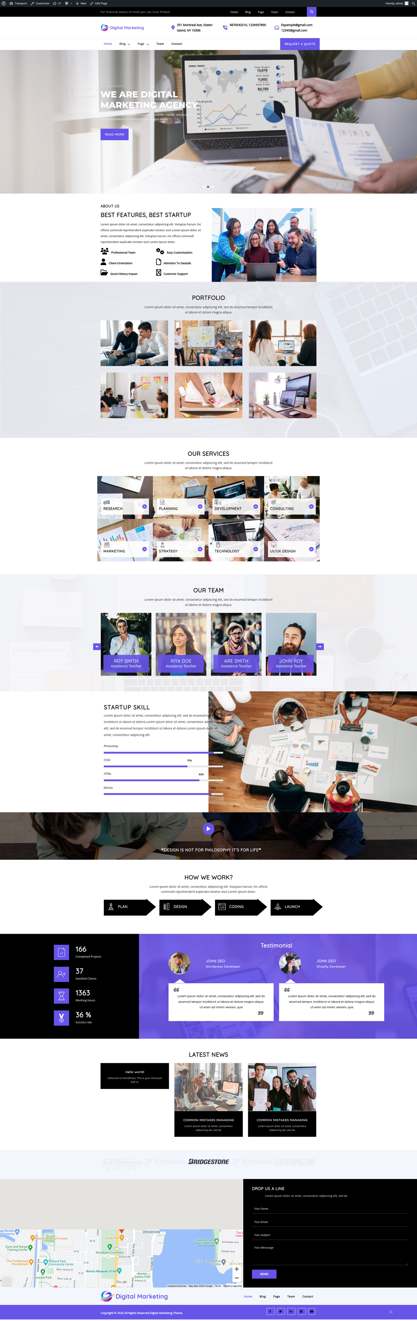 Digital Marketing WordPress Theme