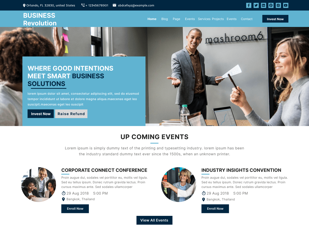 Free Business WordPress Theme