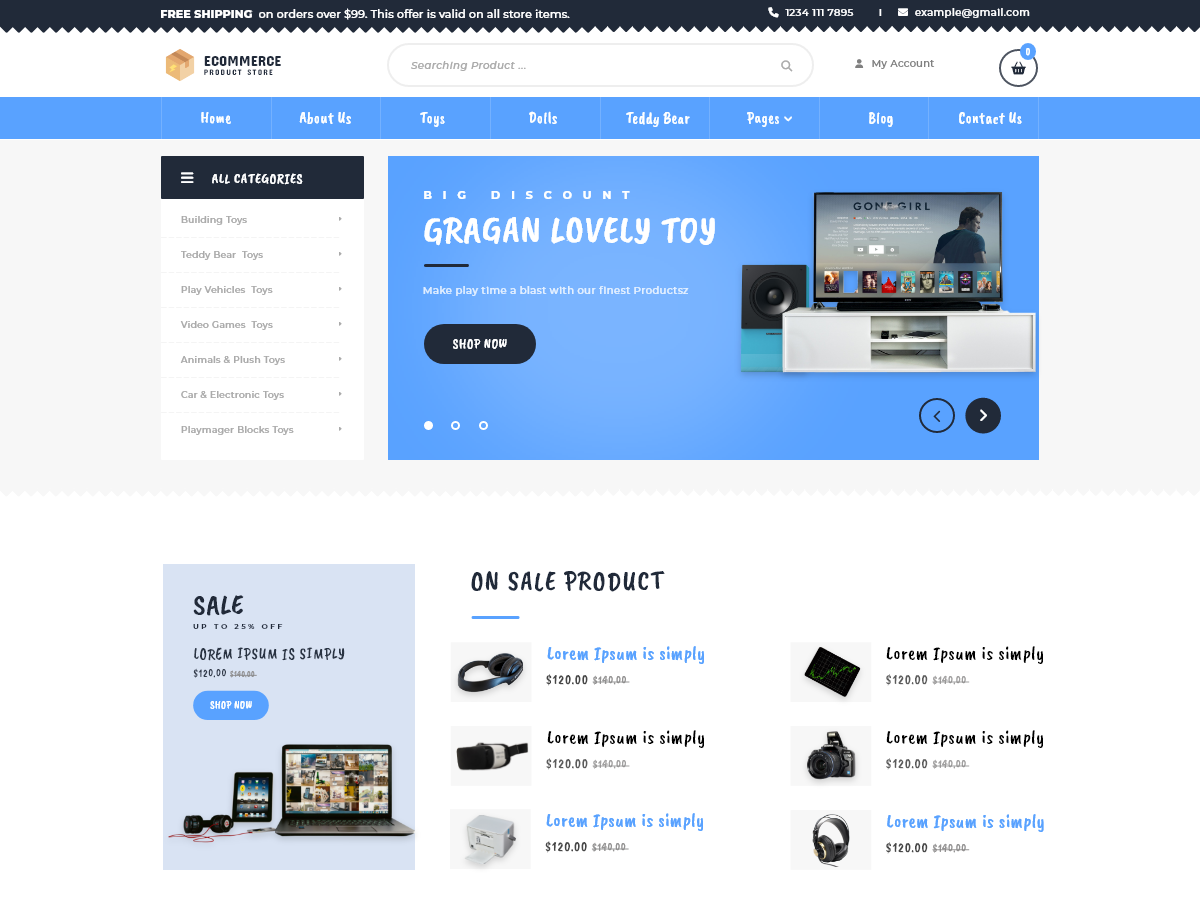 Free Shop WordPress Theme