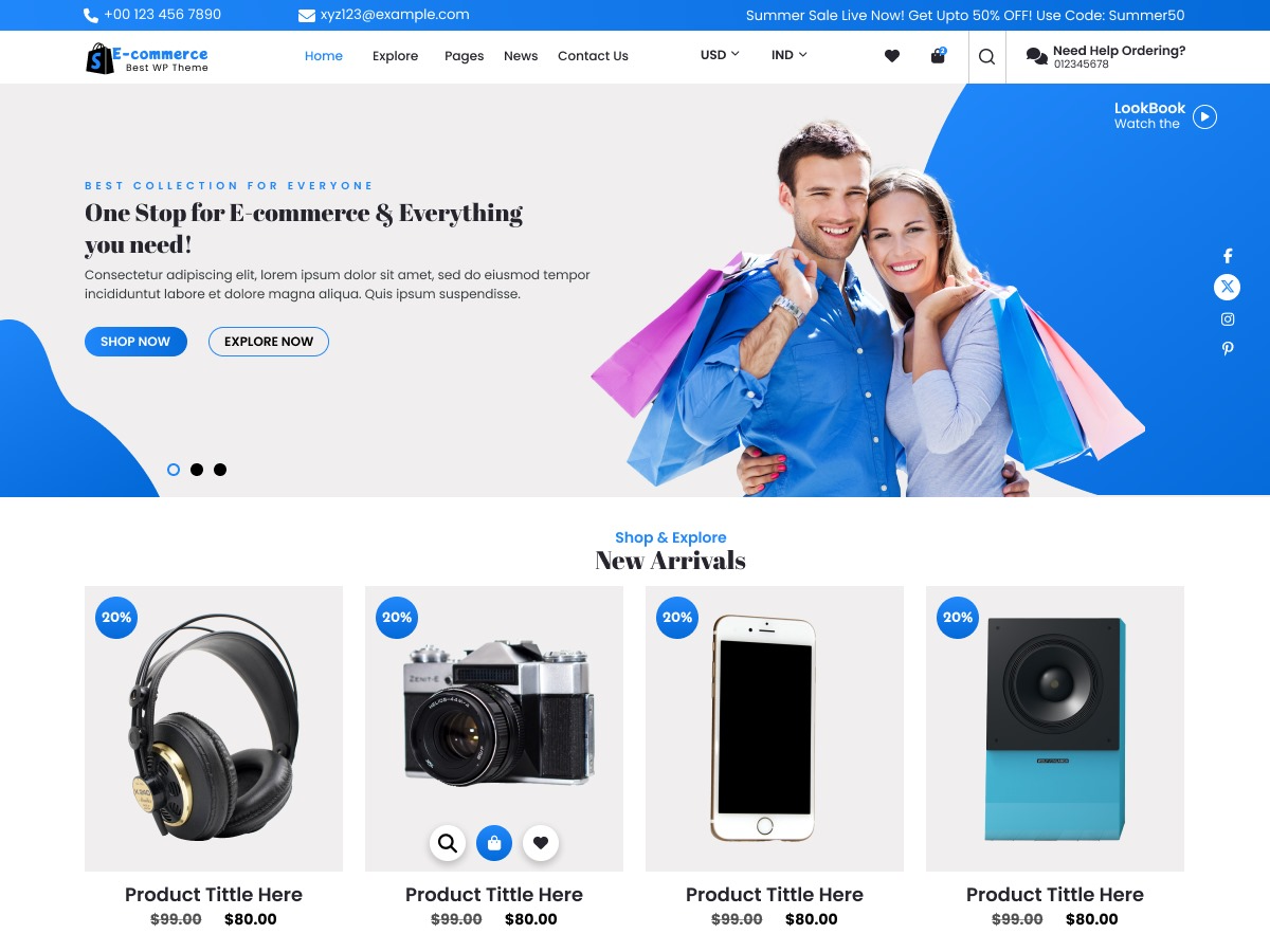 Free Storefront WordPress Theme