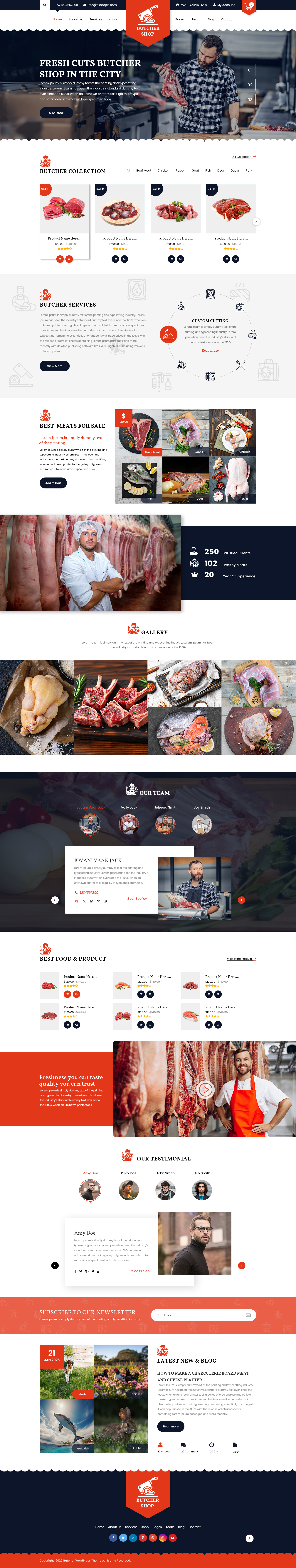 Meatshop WordPress Theme : Boost Your Meat Delivery Services