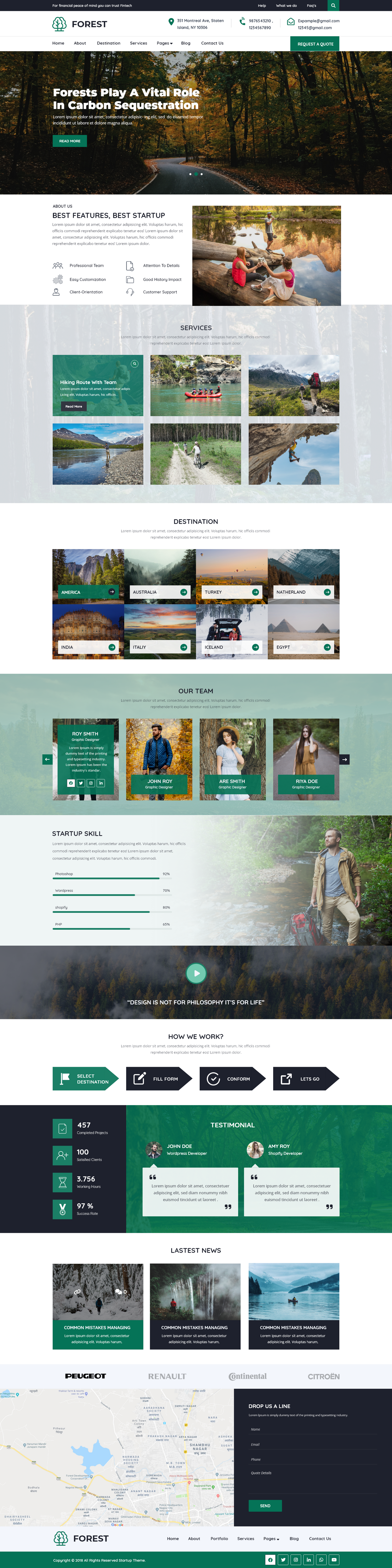 Safari WordPress Theme