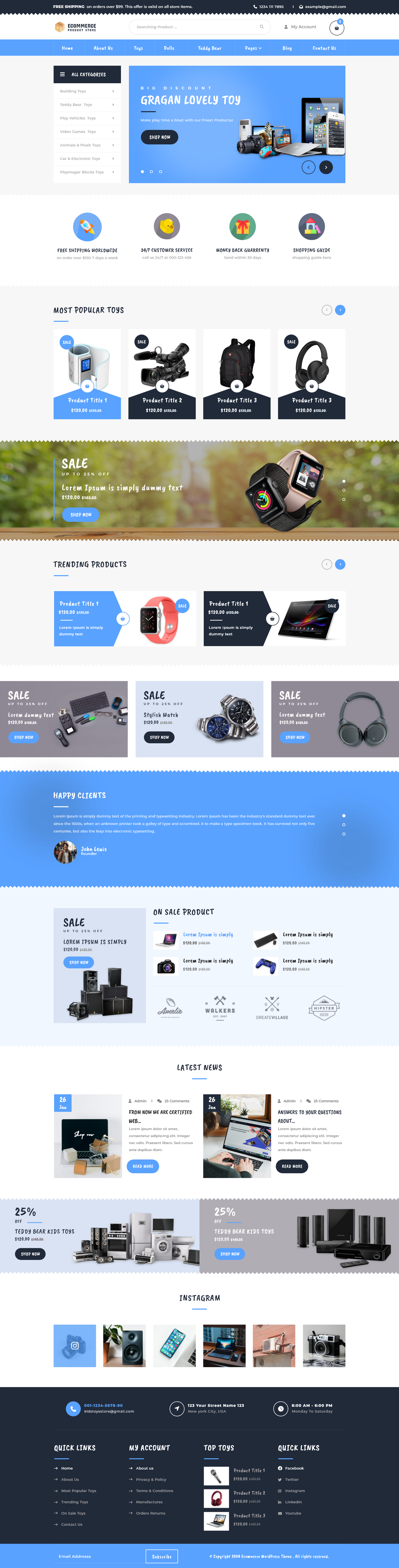 WooCommerce WordPress Theme